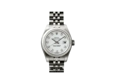 ROLEX Lady-Datejust Diamonds "Stainless Steel/18K White Gold" 179174G