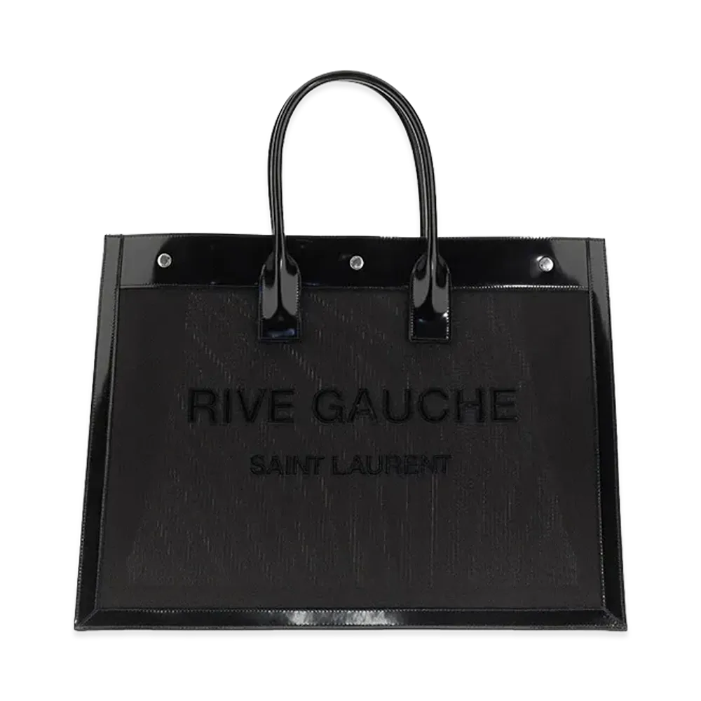 Saint Laurent Women's Rive Gauche Medium Tote Bag "Black"