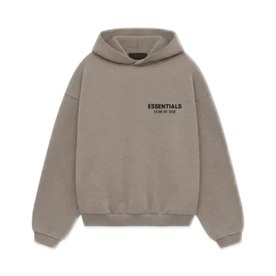 FEAR OF GOD Essentials Kid's Fleece Hoodie "Heather Gray"