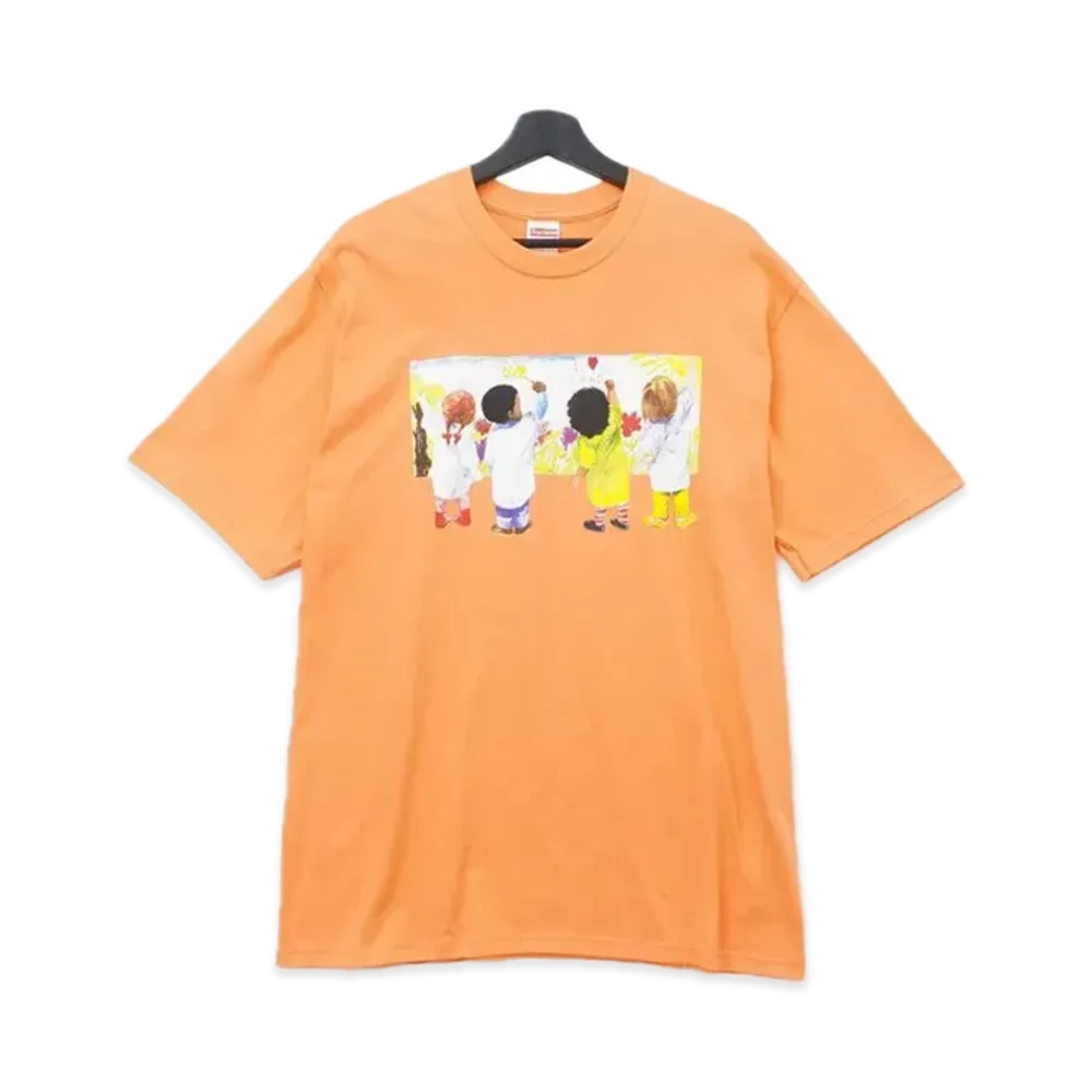 シュプリーム キッズ Tシャツ "オレンジ"