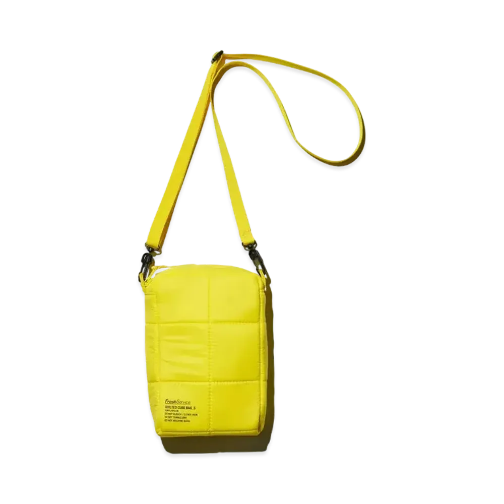 FreshService Quilted Cube Bag_S "Yellow"
