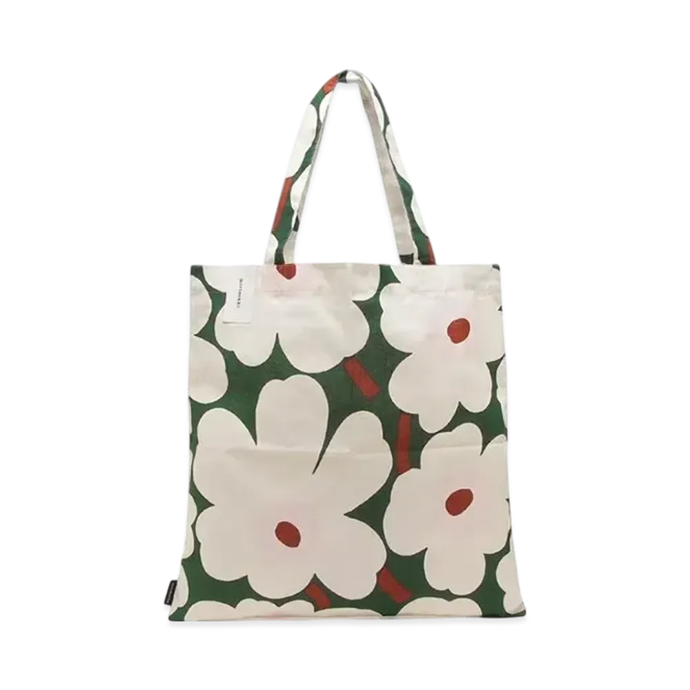 Marimekko Pieni Unikko Tote Bag "Green"