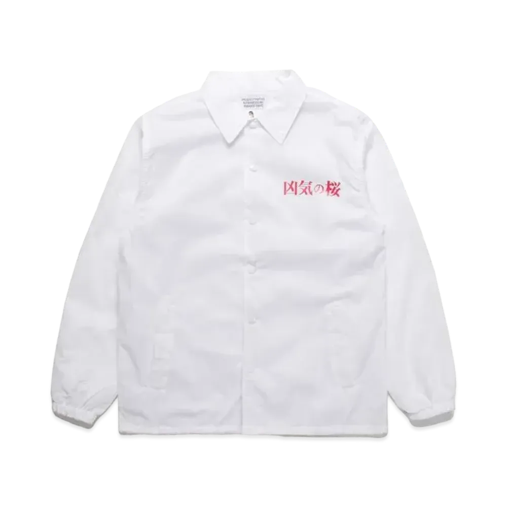 WACKO MARIA KYOKI NO SAKURA / COACH JACKET "White"
