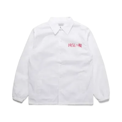 WACKO MARIA KYOKI NO SAKURA / COACH JACKET "White"