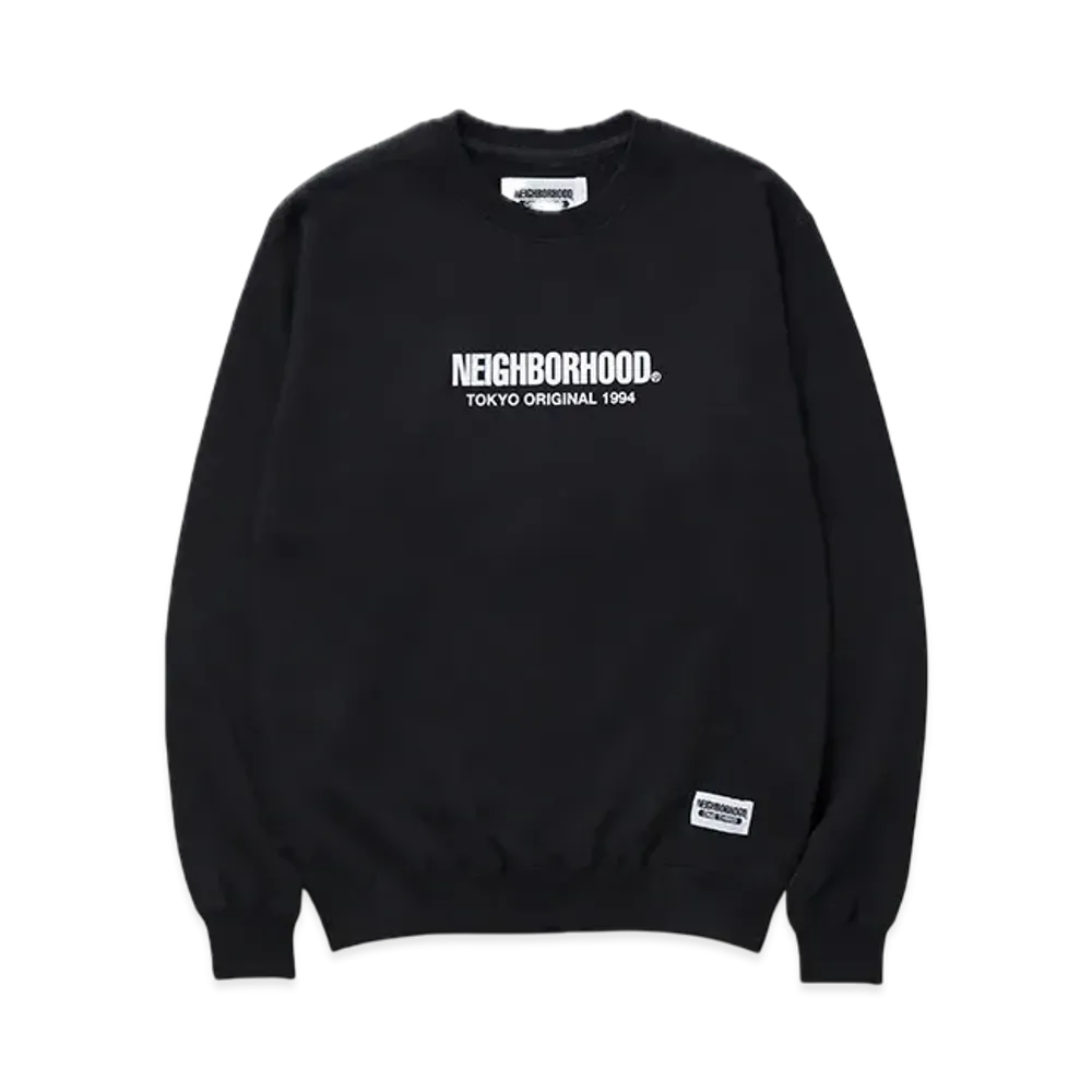 NEIGHBORHOOD OT . Sweat Shirt LS "Black"