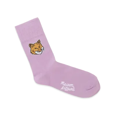 Maison Kitsune Socks "Lilac"