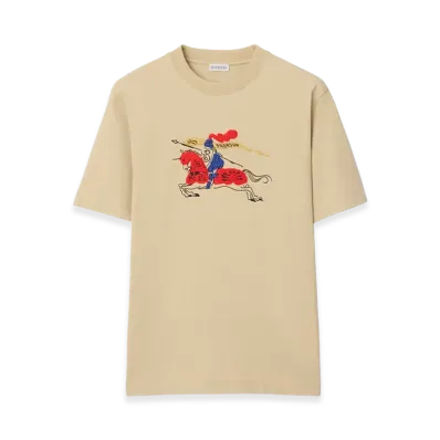Burberry EKD Cotton Tee "Limestone Beige"