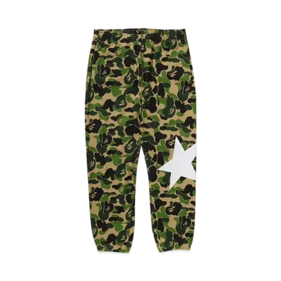 A BATHING APE ABC Camo Sweatpants "Green"