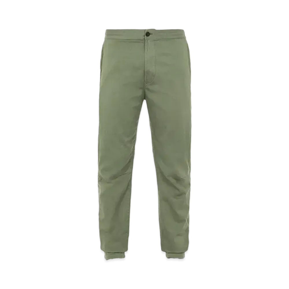 Stone Island 30914 STRETCH COTTON WOOL SATIN_REGULAR TAPERED FIT "Sage Green"
