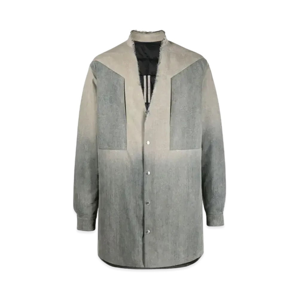 RICK OWENS Strobe Jumb Shirt Jacket "Grey"
