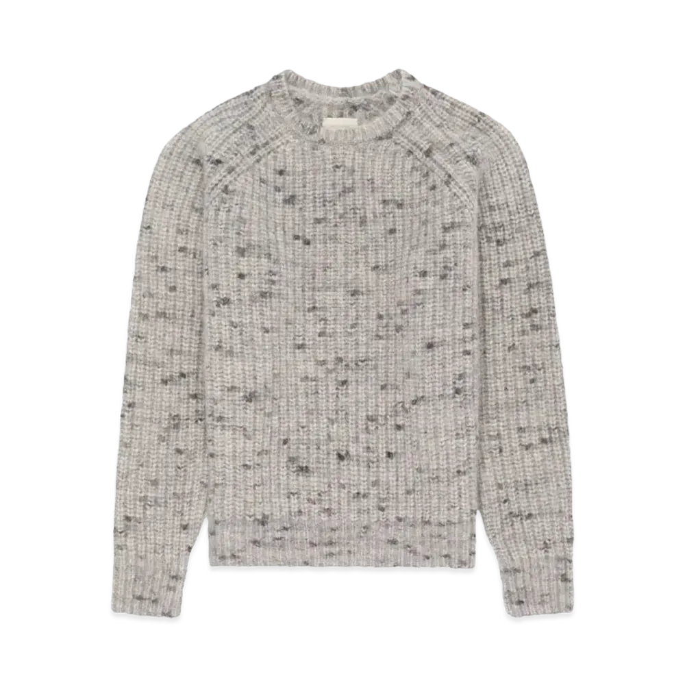Aime Leon Dore Flecked Alpaca Crewneck Sweater "Grey"