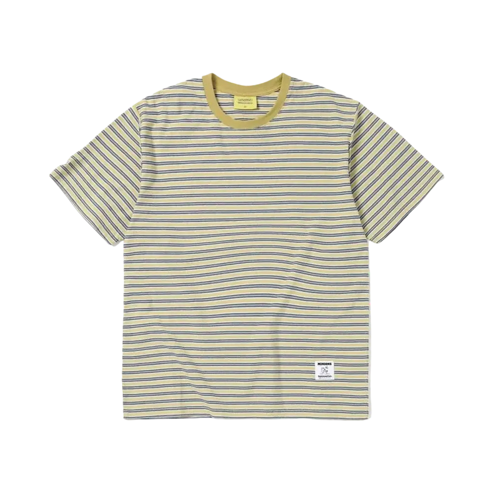 thisisneverthat x TNT MINIONS Striped Tee "Yellow"