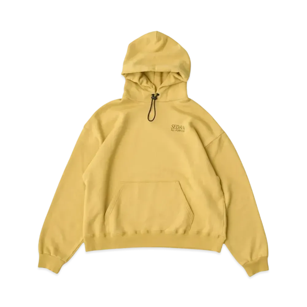 SEDAN ALL-PURPOSE OG Logo Elastic Cord Hoodie "Lime"