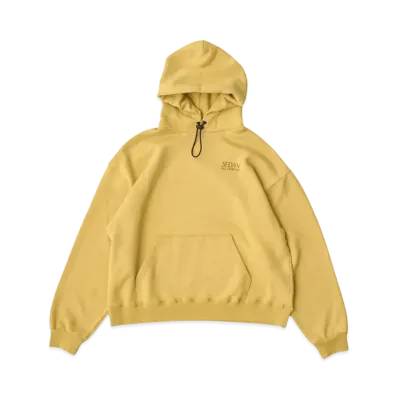 SEDAN ALL-PURPOSE OG Logo Elastic Cord Hoodie "Lime"