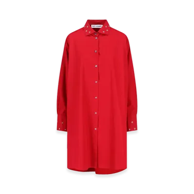 OUR LEGACY Women's Vestito Chemisier "Red"