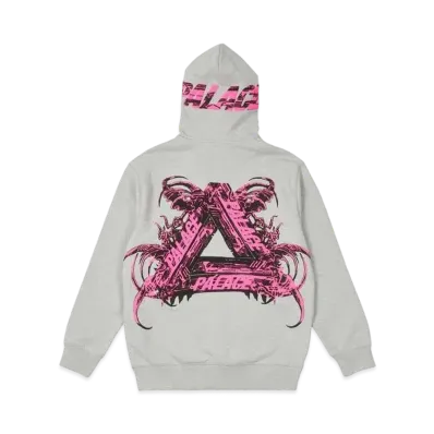 PALACE Tri-Me Hood "Grey Marl"