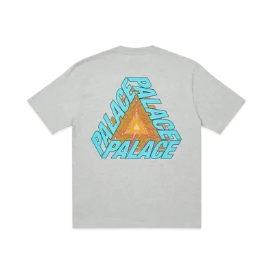 PALACE P3 BARE TIMES T-SHIRT "Grey Marl"