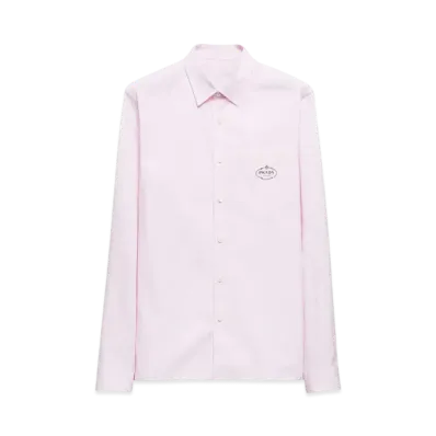 PRADA Men's Cotton Shirt "Pink"