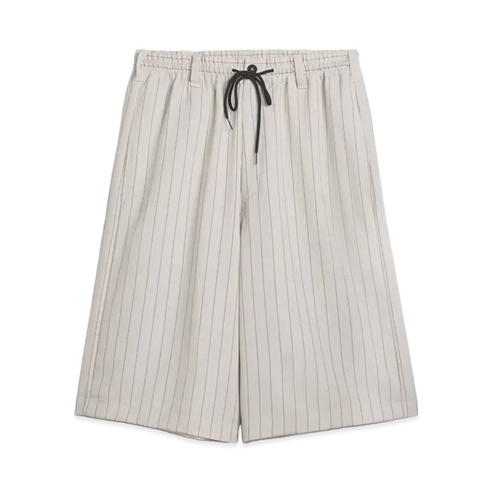 Y-3 Pinstripe Sport Uniform Shorts "White"