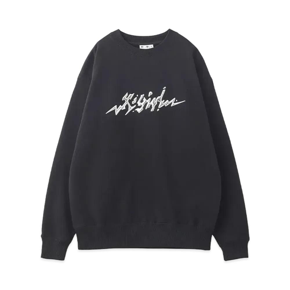 X-Girl Metallice Distortion Logo Sweat Top "Black"