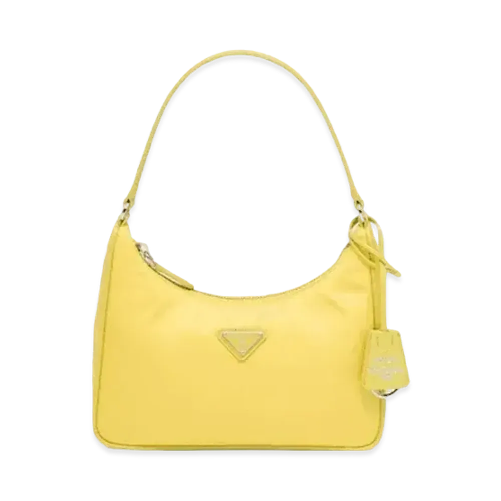 PRADA Re Edition 2005 Re Nylon Mini Bag "Citron Yellow"
