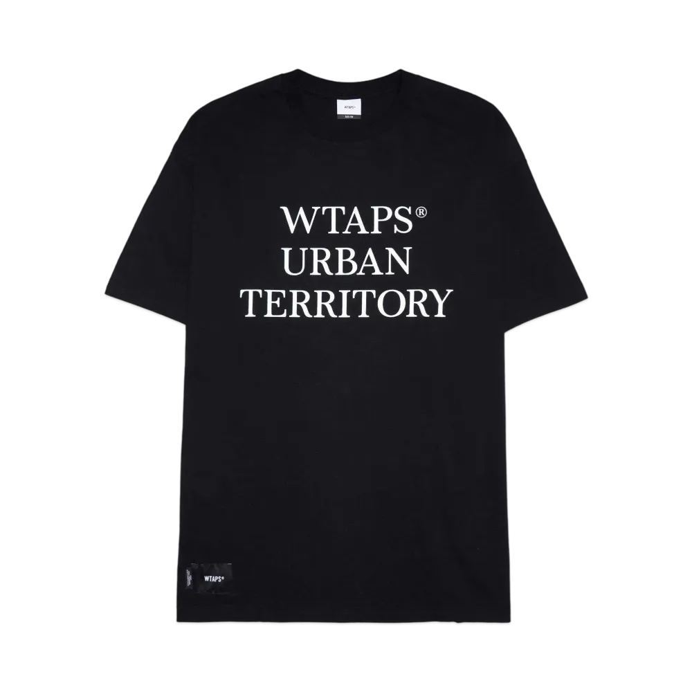 ダブルタップス WUT / SS / コットン Tシャツ "ブラック" 241ATDT-STM08S