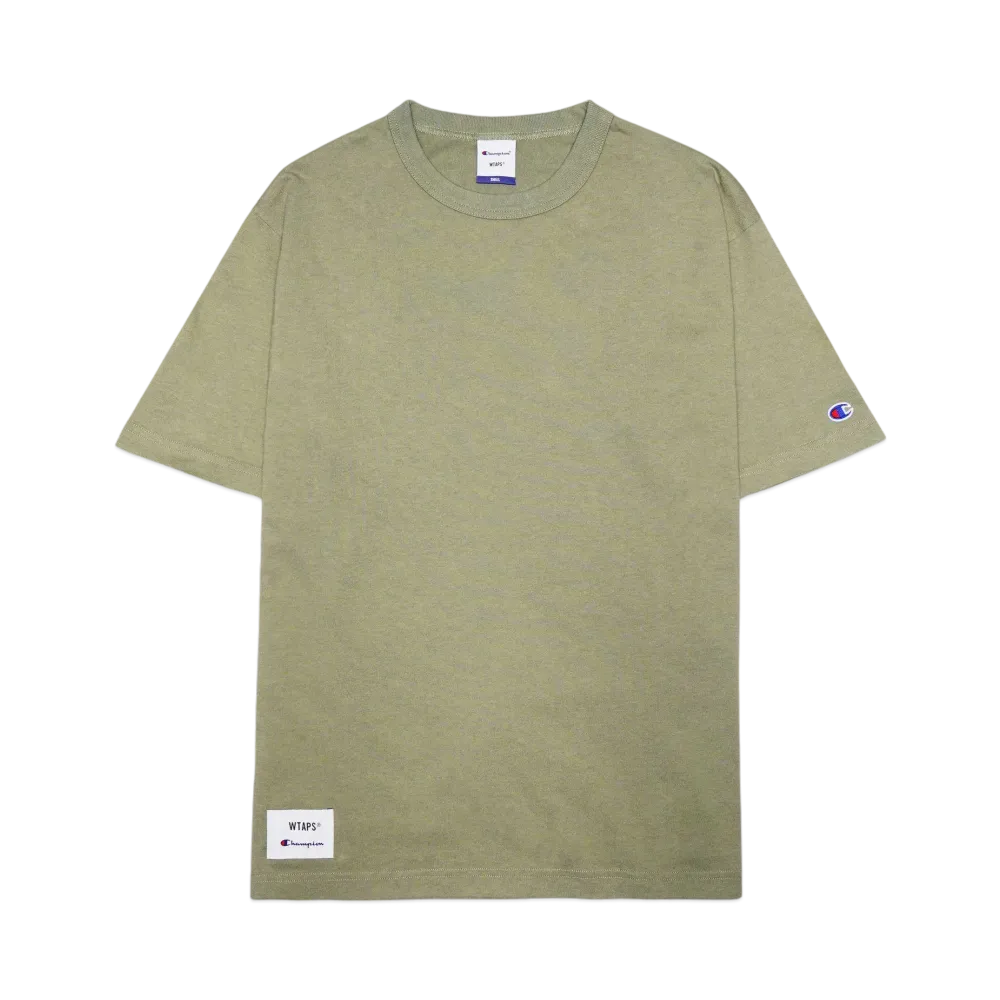 WTAPS Academy / SS / Cotton. Champion "Olive Drab" (672)