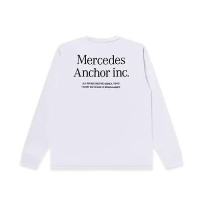 Mercedes Anchor inc. Logo L/S Poket Tee "White"