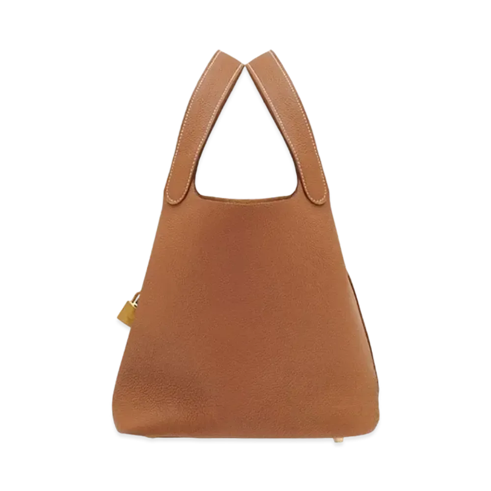 Hermes Picotin Lock Taurillon Clemence "Gold/Gold"
