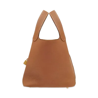 Hermes Picotin Lock Taurillon Clemence "Gold/Gold"
