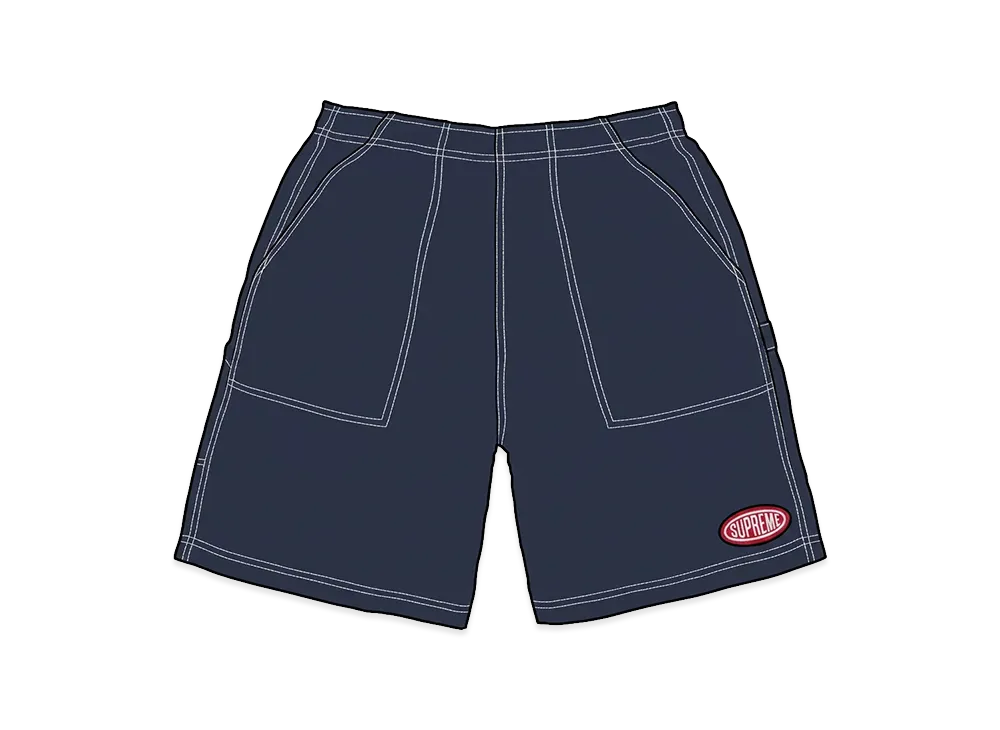 Supreme Nylon Painter Short "Navy"