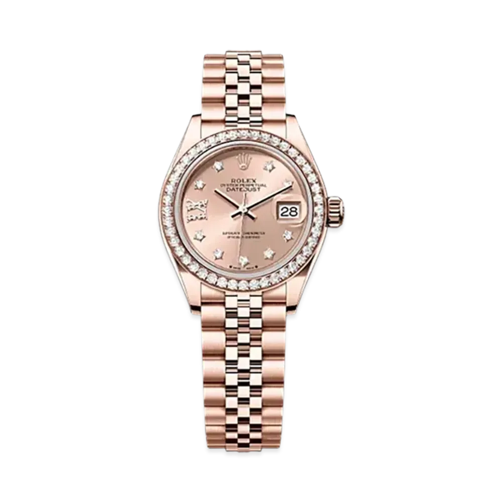 ROLEX Lady-Datejust 28mm Everose Gold Diamond 279135RBR "Rose-colour"