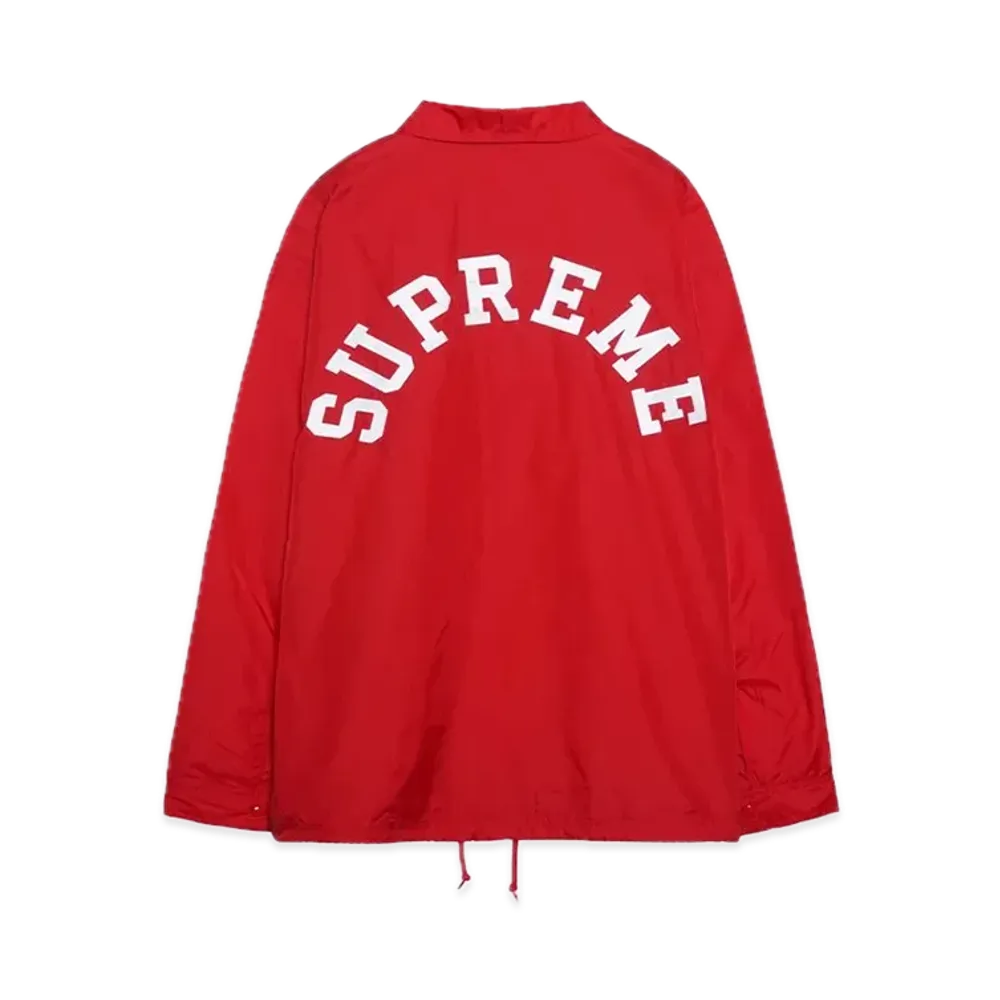 Supreme x Champion Coaches Jacket "Red"