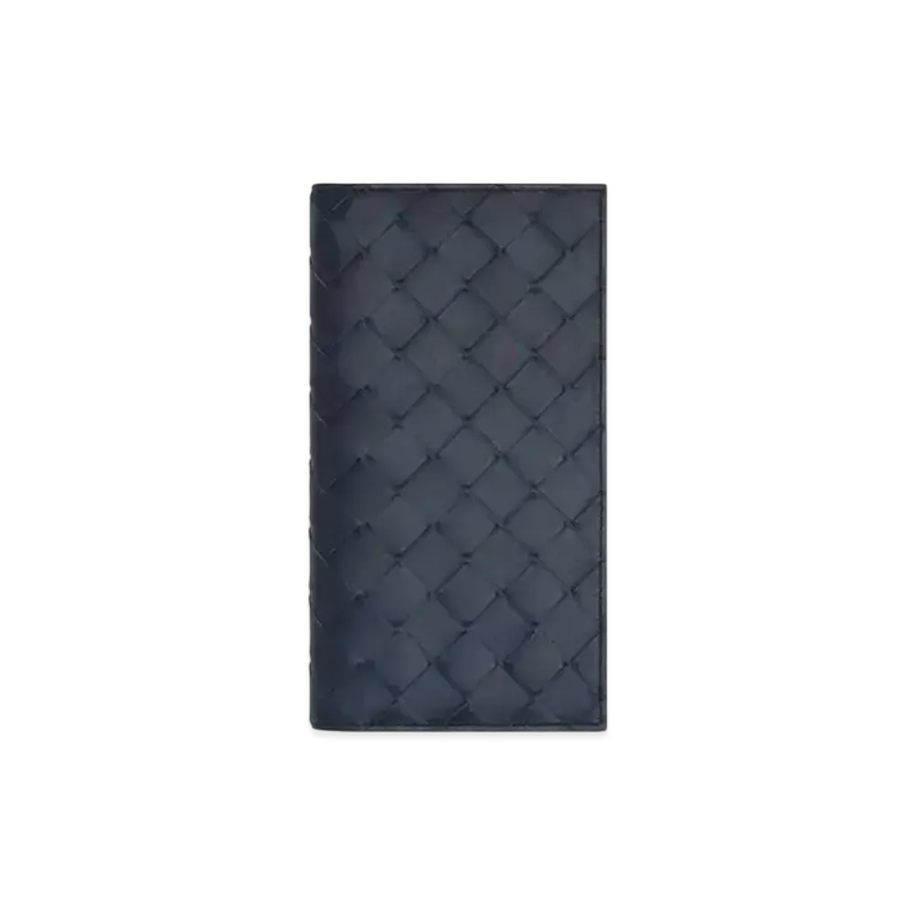 Bottega Veneta Intrecciato Calfskin Slim Long Wallet "Space/Cob"