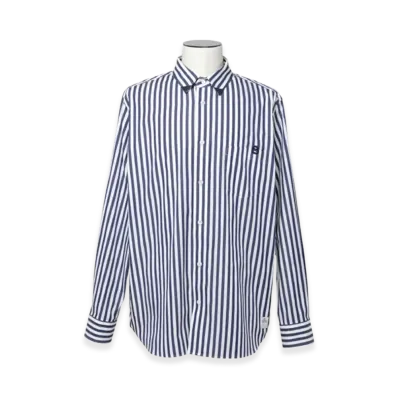 sacai ThomaS Mason S Cotton Poplin Shirt "Navy Stripe"