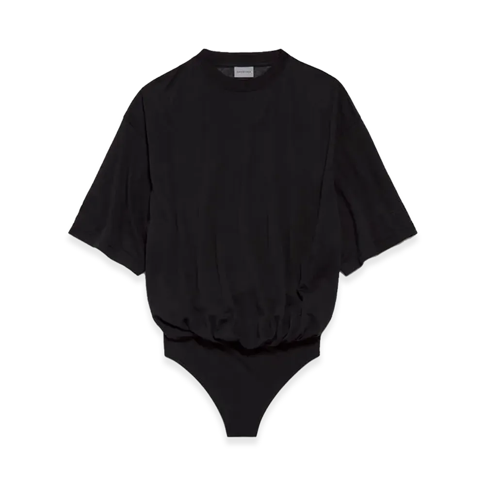 BALENCIAGA Women's Oversized T-Shirt Body "Black"