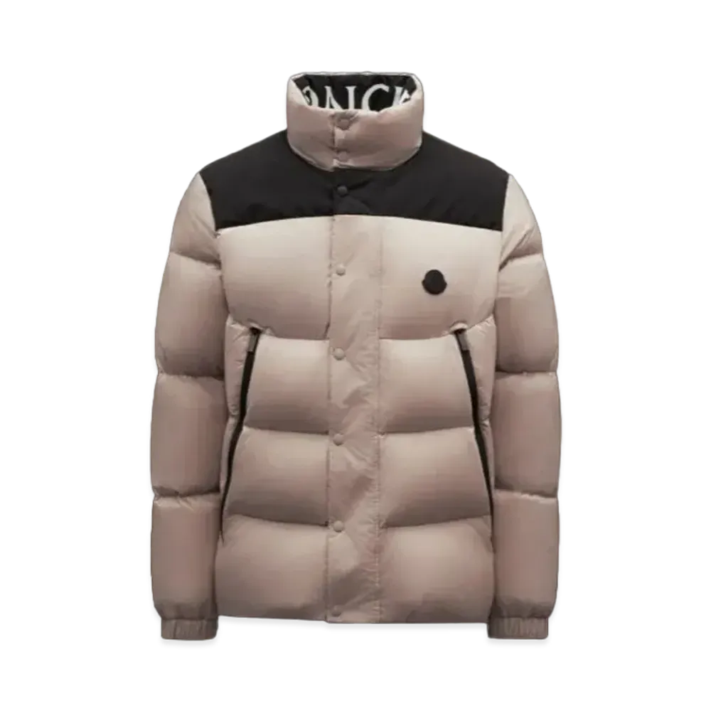 MONCLER Timsit Short Down Jacket "Almond Beige"
