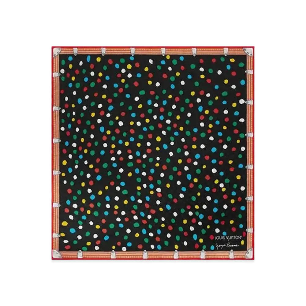 Louis Vuitton x Yayoi Kusama Painted Dots Monogram Shawl "Noir"