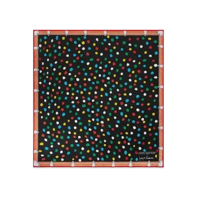 Louis Vuitton x Yayoi Kusama Painted Dots Monogram Shawl "Noir"