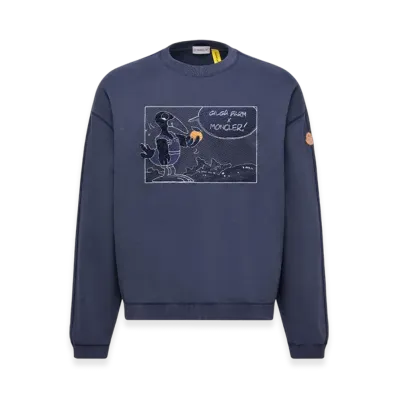 MONCLER x Gilga Farm by Donald Glover Cotton Sweatshirt "Navy"
