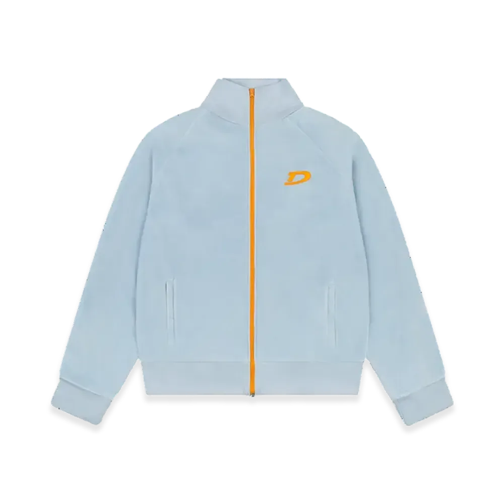 DENIM TEARS Velour Warmup Jacket "Blue"