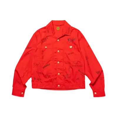 HUMAN MADE Printed Short Blouson "Red"