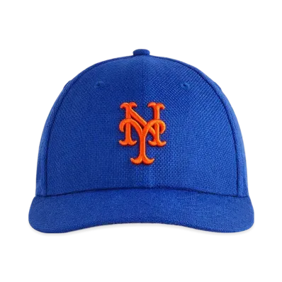 Kith x New Era x the New York Mets Raffia Low Profile 59FIFTY Fitted "Royal PH"