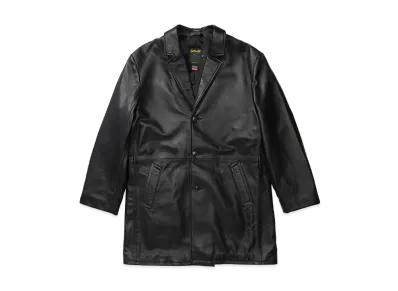 Supreme x Schott Leather Overcoat "Black"
