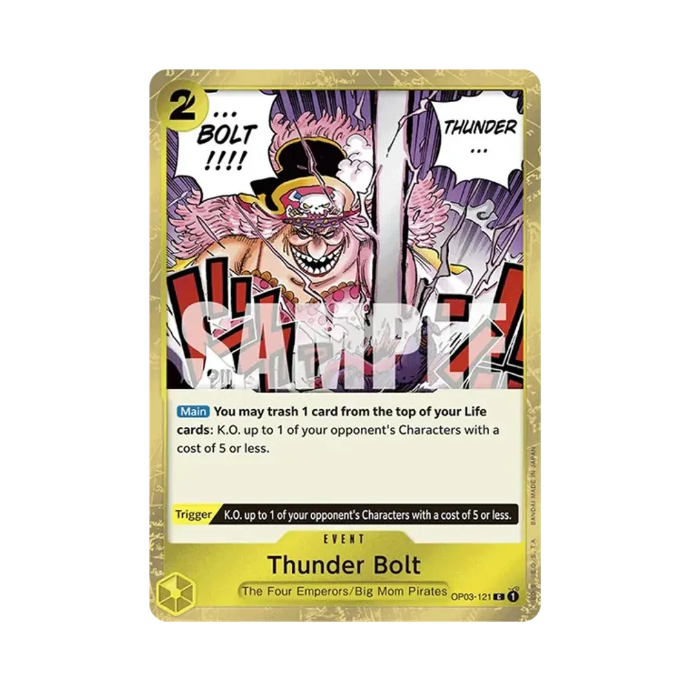 雷霆 C : 海賊旗フォイル [OP03-121]【英語版】(プレミアムブースター「ONE PIECE CARD THE BEST」)