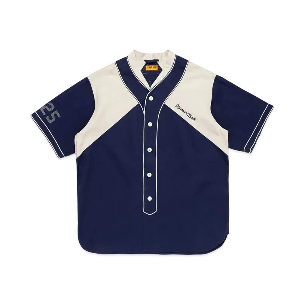 HUMAN MADE Baseball Shirt "Navy"