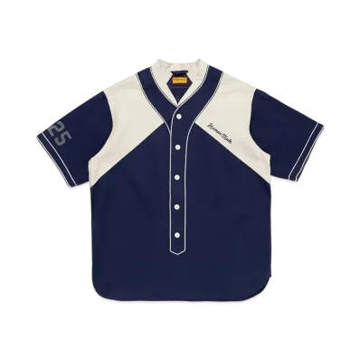 HUMAN MADE Baseball Shirt "Navy"