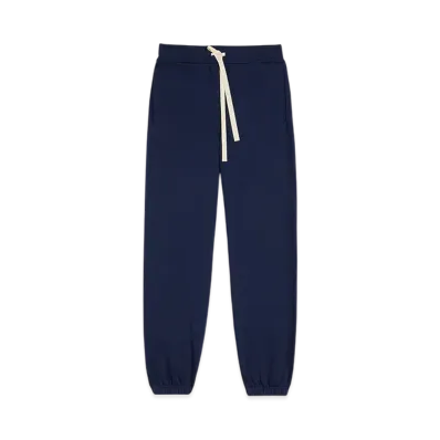 Jil Sander Cotton Terry Sweatpants "Violet Night"