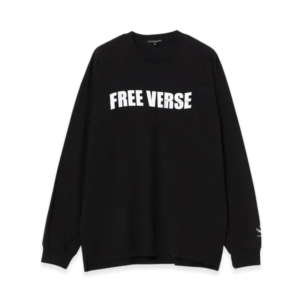 ENGINEERED GARMENTS Crew Neck Long Sleeve Tee "Black"