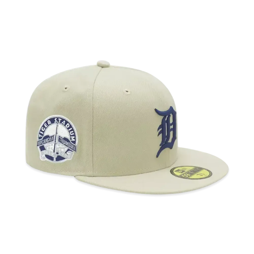 NEW ERA x THE CAP 'ONE STONE' 59Fifty Detroit Tigers "Stone White"